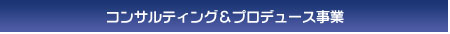 コンサルティング＆プロデュース事業