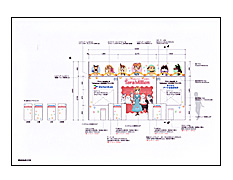 ブース正面図